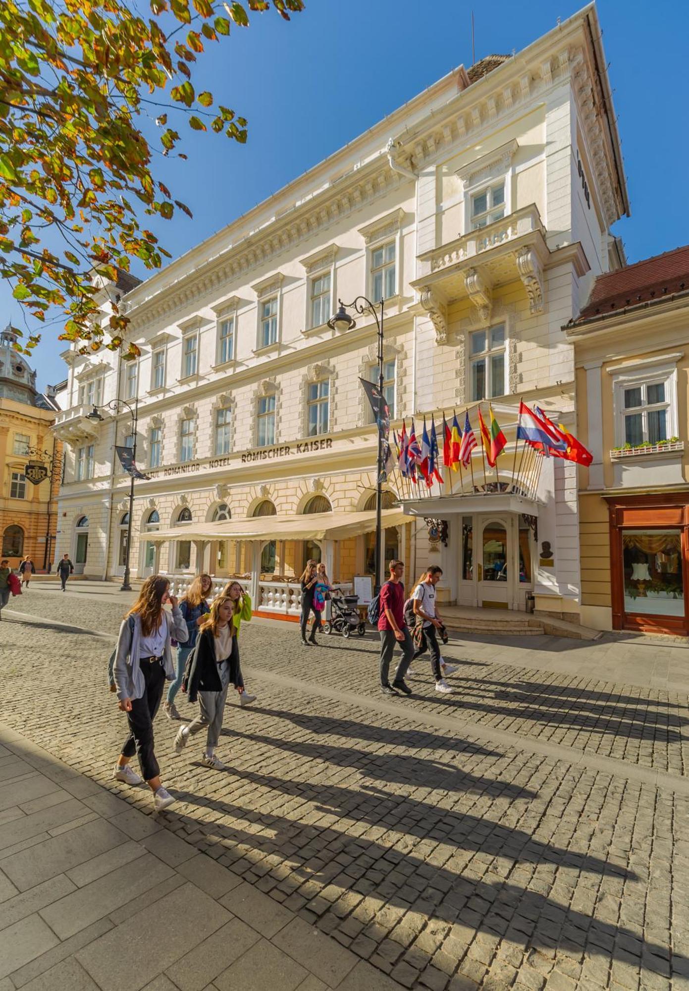 Hotel Imparatul Romanilor Sibiu Exterior foto